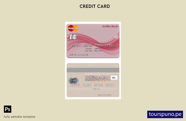 listo para imprimir plantilla de mastercard del Surinam Centrale Bank van Surina